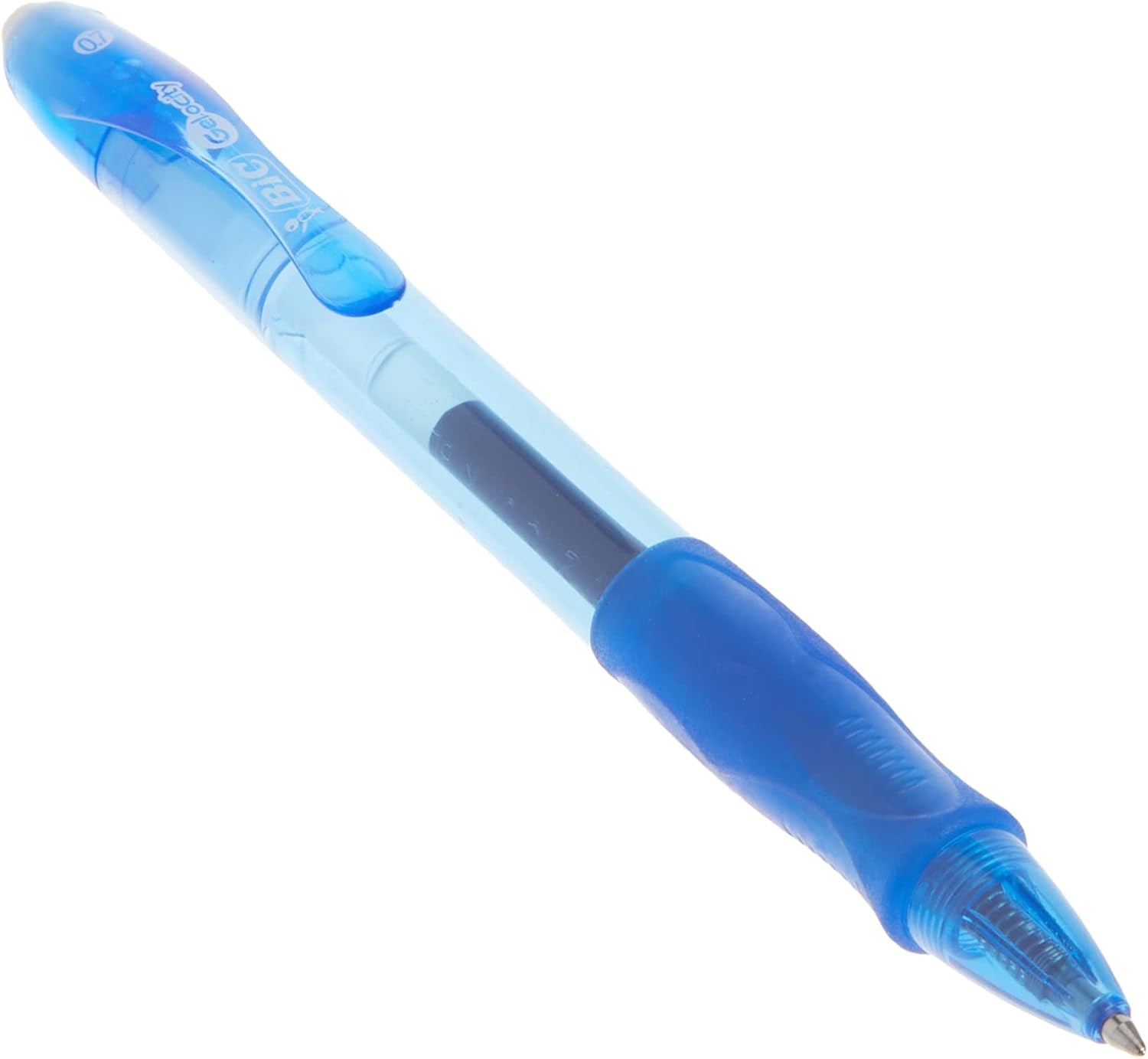 Gelocity Original Blue Gel Pens, Medium Point (0.7Mm), 12-Count Pack, Retractable Gel Pens with Comfortable Grip