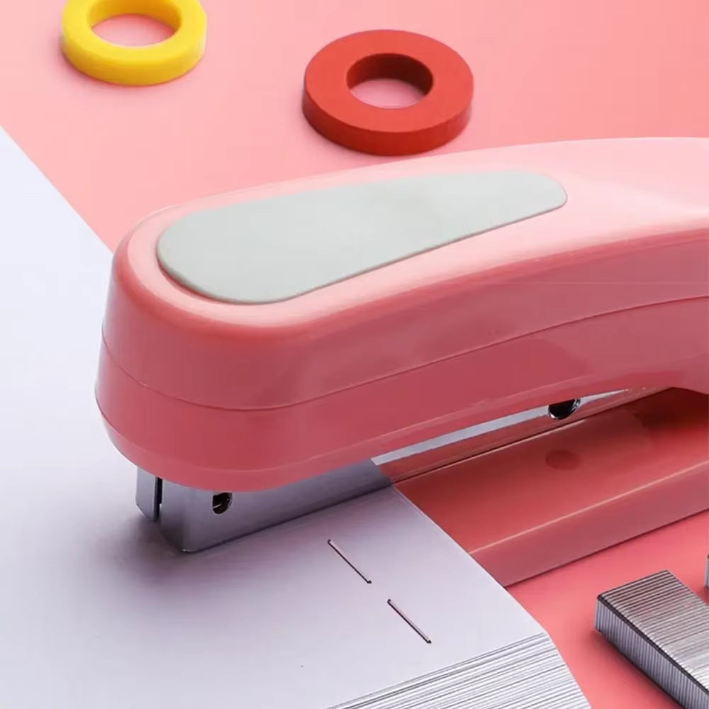 KW-TRIO 360 Degree Rotary Stapler Multifunctional Heavy Duty Stapler Thickened Effortless Long Stapler Office Binding Tools
