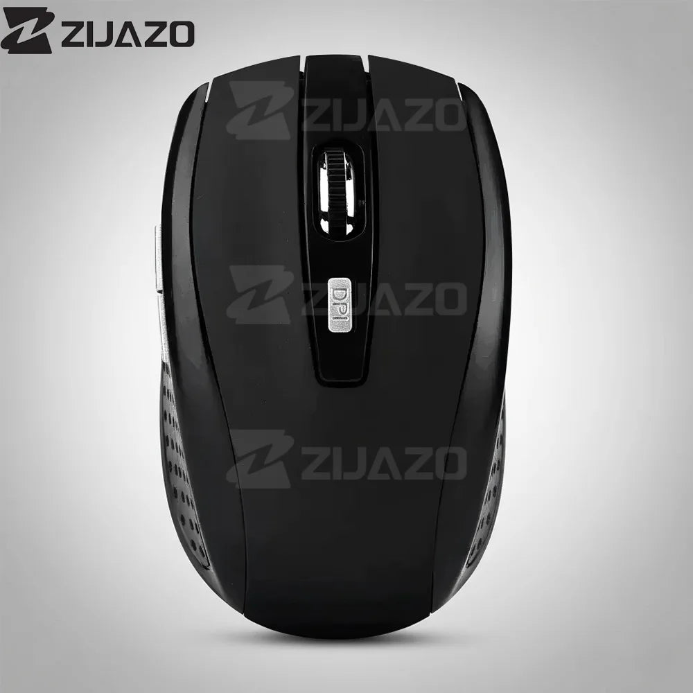 2.4G USB Red Optical Wireless Mouse 6D for Computer Laptop Gaming Mice Ergonomically-Designed Wireless Mouse
